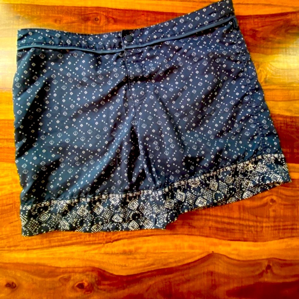 Classic Retro Style Swim Trunks [Penguin]